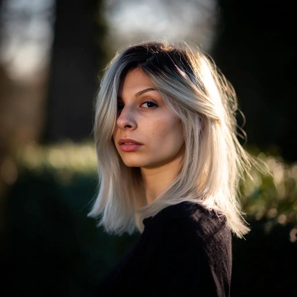 Coupe mi longue dégradé