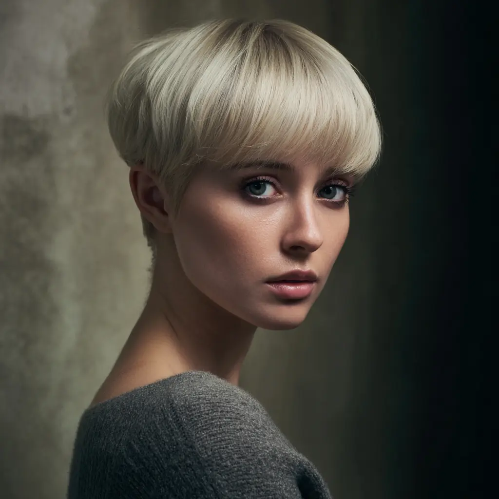 coupe pixie femme blonde