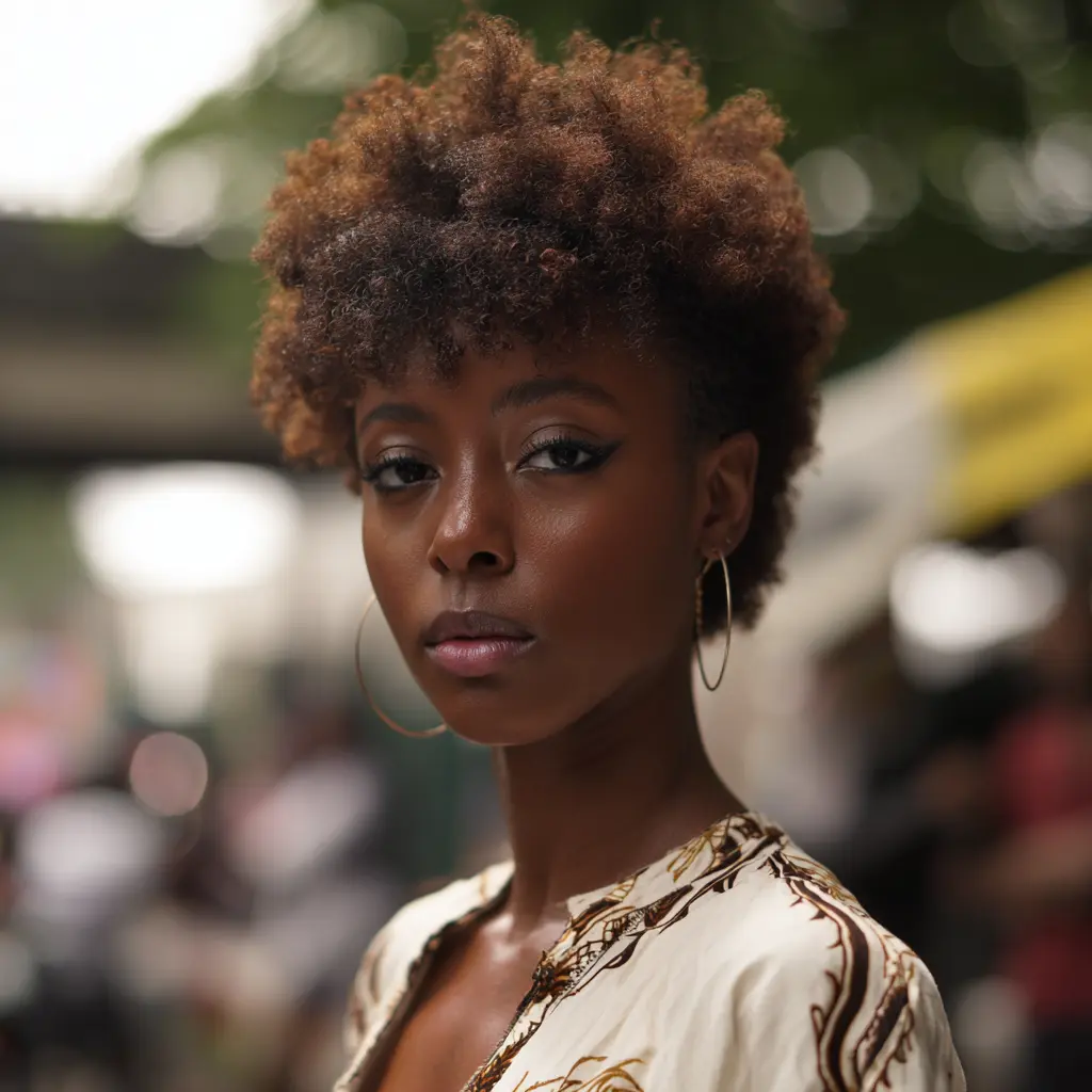 coupe afro pixie femme
