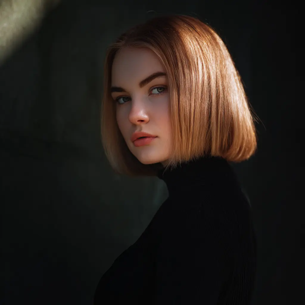 effilé dégradé coupe mi long