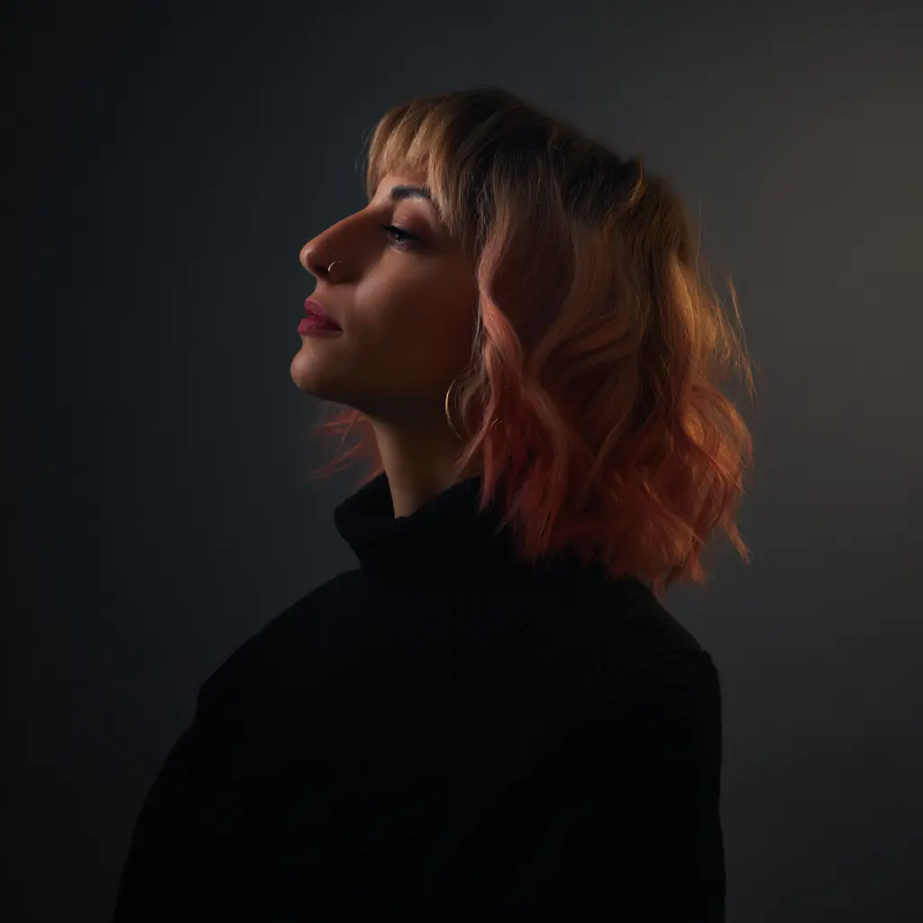effilé dégradé coupe mi long