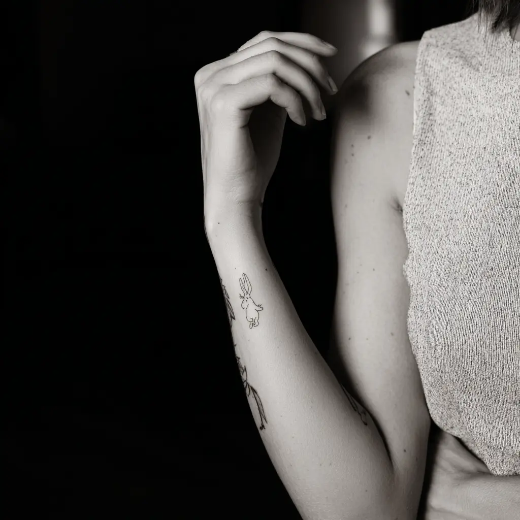petit tattoo avant bras femme