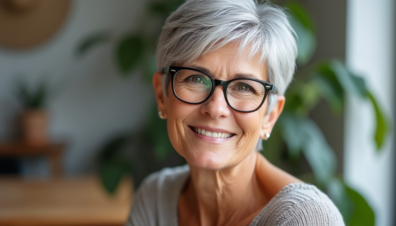 découvrez des conseils et idées de coupes de cheveux pour femmes de 65 ans portant des lunettes. trouvez l'inspiration pour sublimer votre style avec des coiffures adaptées à votre ùge et à votre monture !