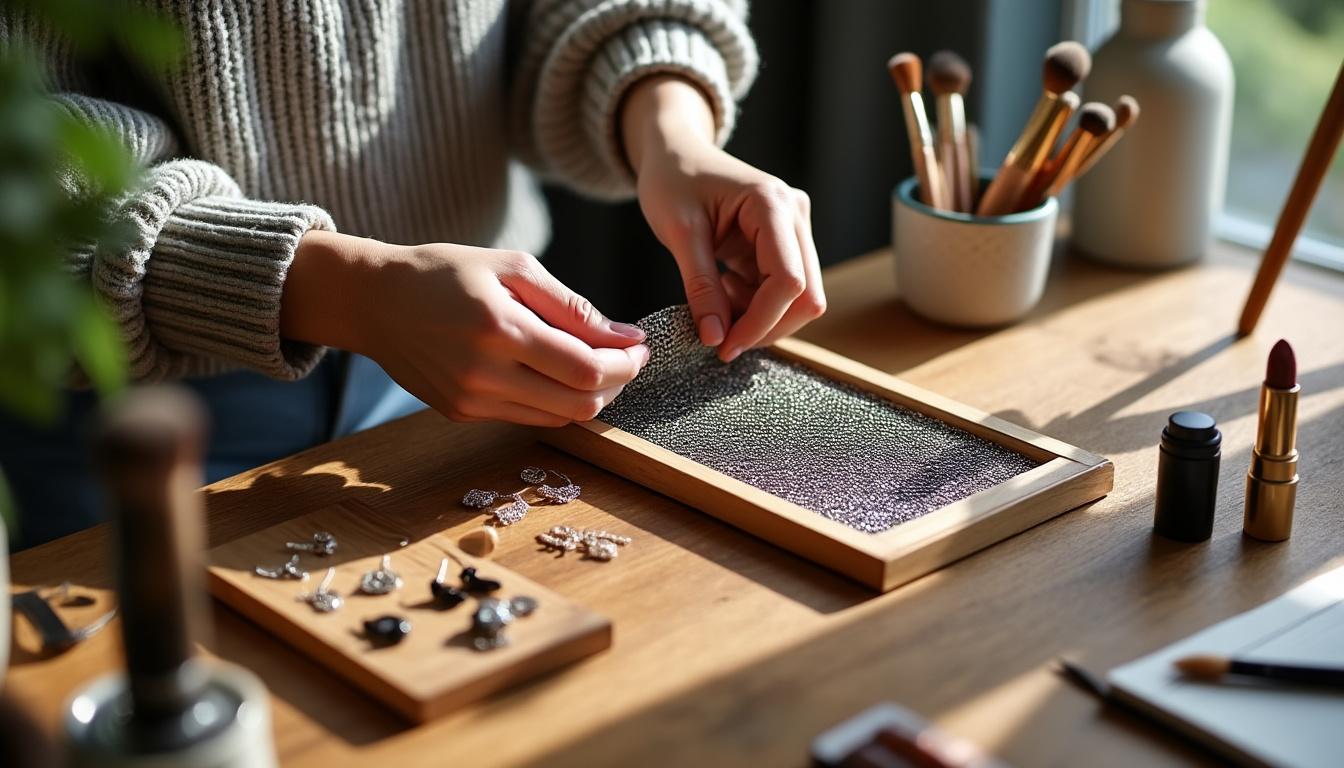 dĂ©couvrez comment fabriquer un porte-boucles dâoreilles maison pratique et esthĂ©tique. suivez nos astuces diy pour organiser vos bijoux facilement et apporter une touche personnalisĂ©e Ă votre dĂ©coration.