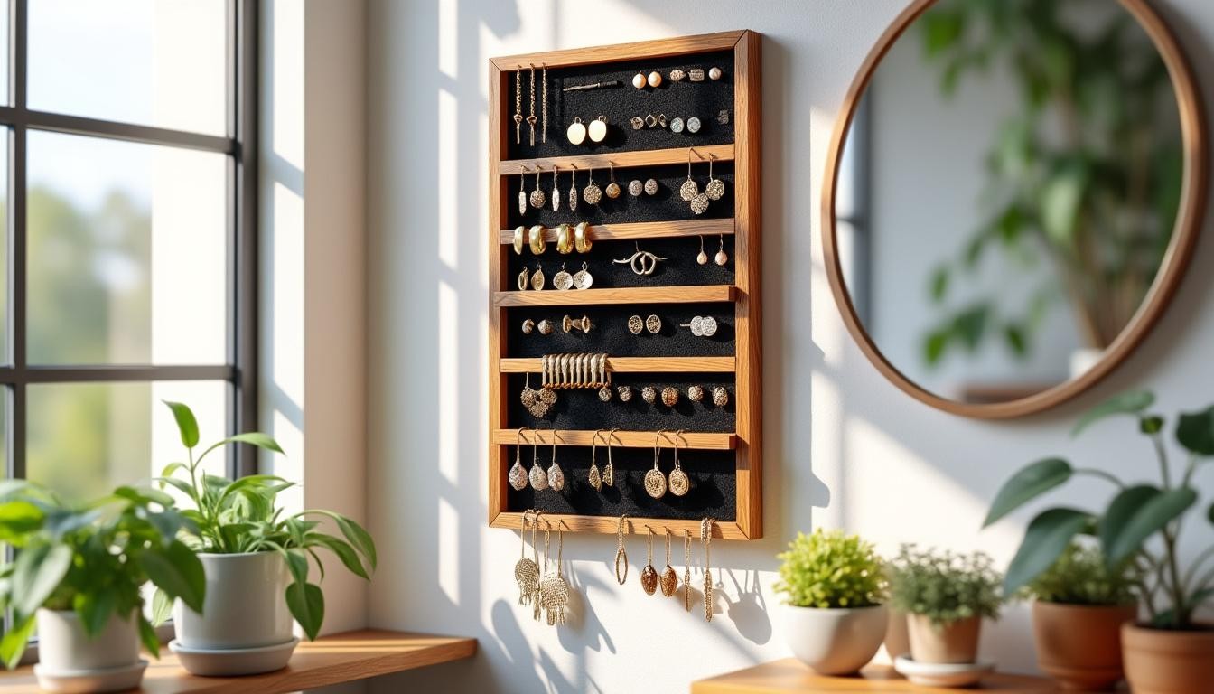 dĂ©couvrez comment rĂ©aliser facilement un porte boucles dâoreilles maison pour organiser et mettre en valeur vos bijoux. idĂ©es diy, astuces et conseils pour un rangement pratique et dĂ©coratif !